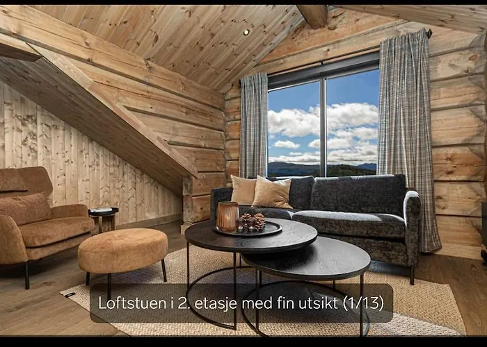Flott Moderne Hytte I Holterdalen, 4 Soverom, 2 Bad, Jacuzzi, Garasje